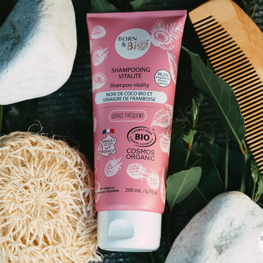 Shampooing Noix de Coco et vinaigre de framboise - Certifié bio-2
